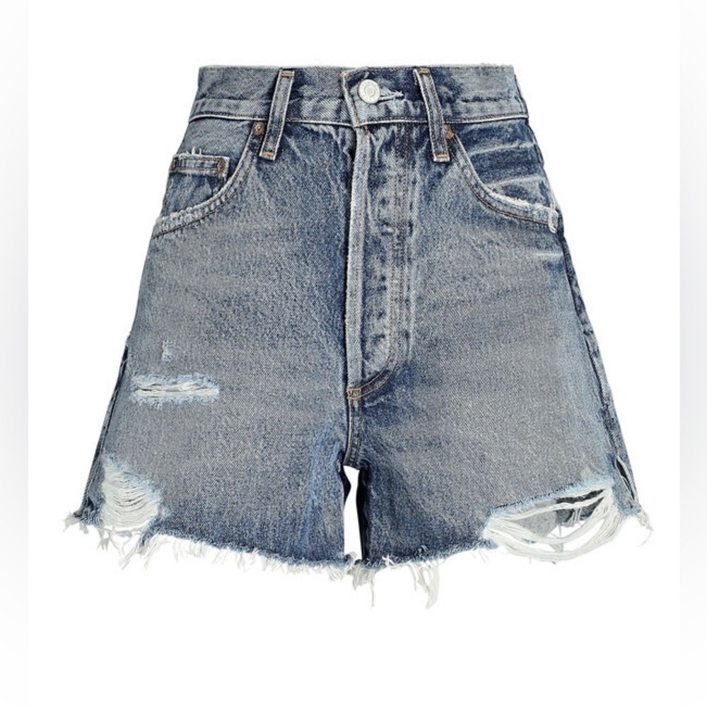 Agolde Dee High Rise Denim Shorts Size 32 Nwt